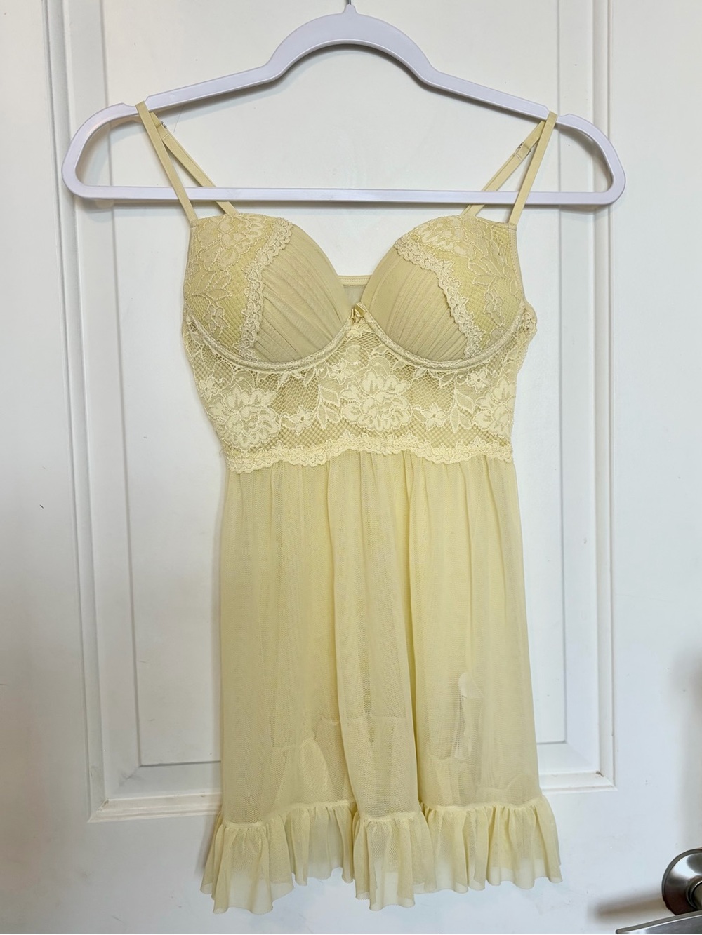 Brazilian Lace Mesh Babydoll top